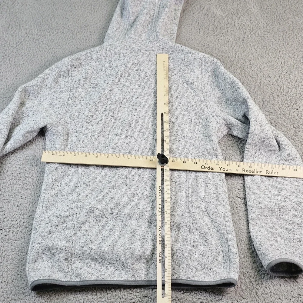 Marmot Jacket Womens Medium Gray Hooded Fleece Full‎ Zip Pockets G97600